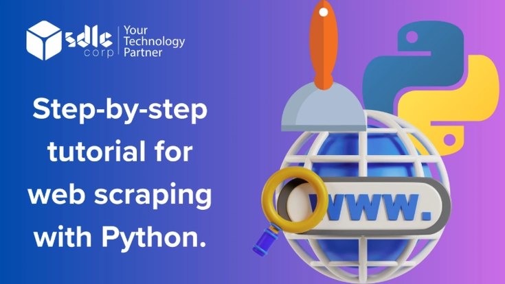 Web scraping with Python tutorial showing BeautifulSoup and Requests for extracting website data