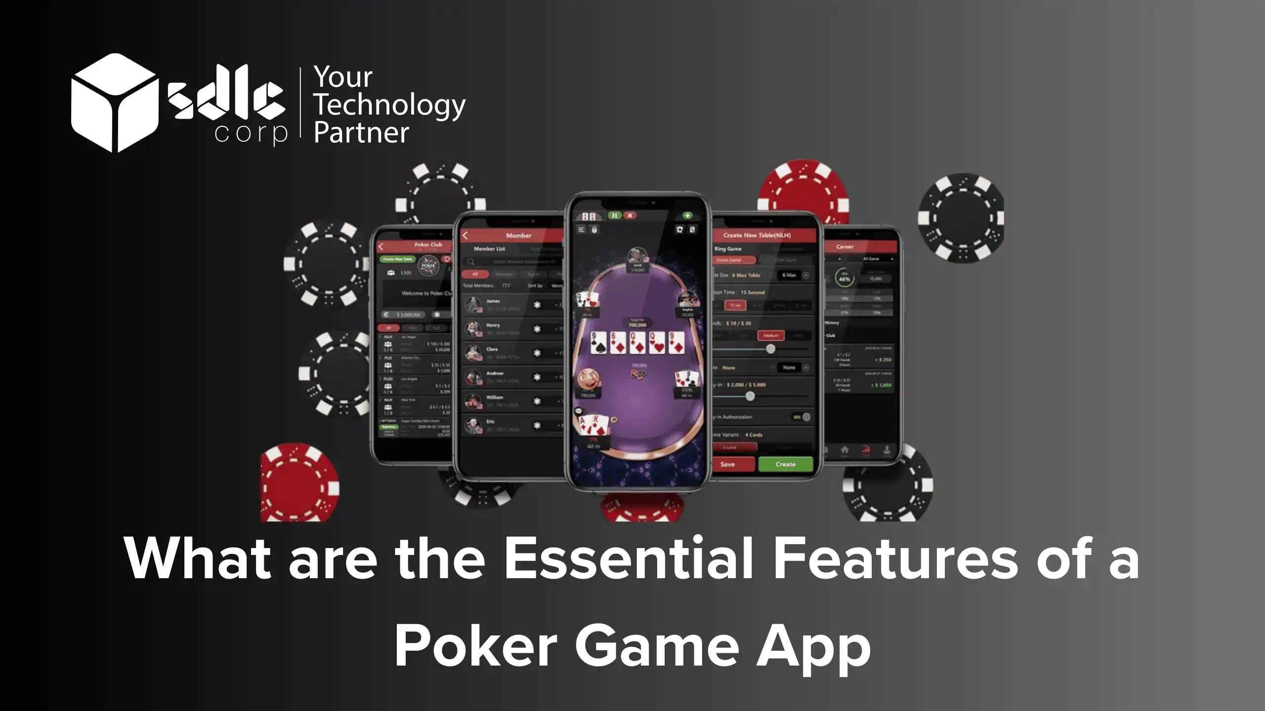 features of poker game