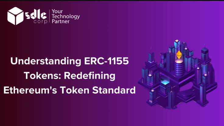 ERC-1155 tokens showing Ethereum multi-token standard, NFTs, gaming assets, batch transfers, and smart contracts