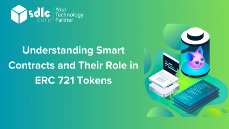 Smart contracts controlling NFT tokens, ownership, and secure transfers