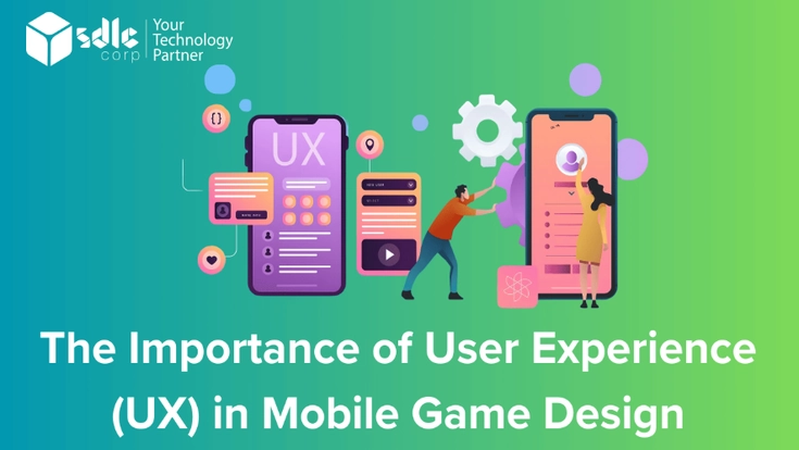 Mobile game UX design showing smooth navigation, player engagement, game interface, and better user experience