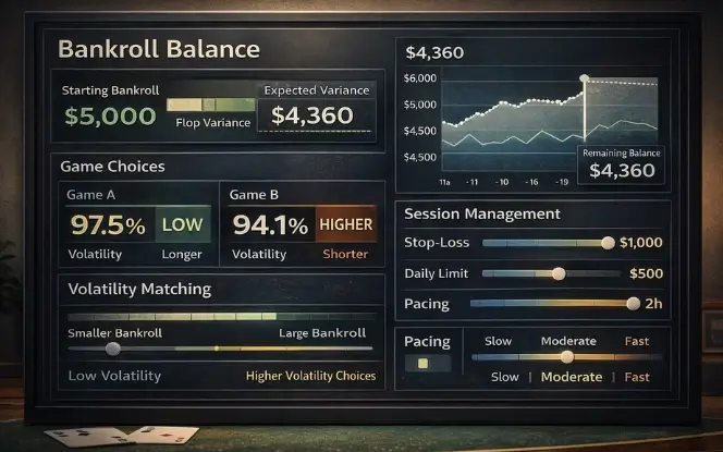 Visual explaining how RTP affects player strategy choices and bankroll planning.