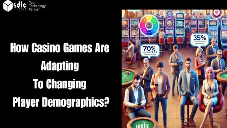 Casino player demographics showing changing gaming trends and player engagement