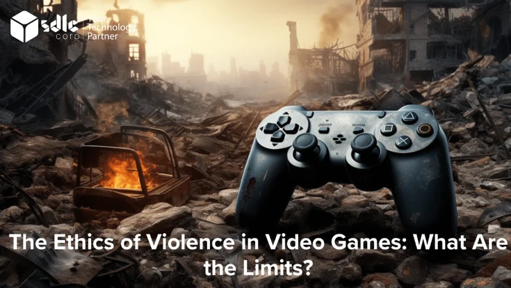 Violence in video games showing gaming ethics, content limits, and player impact