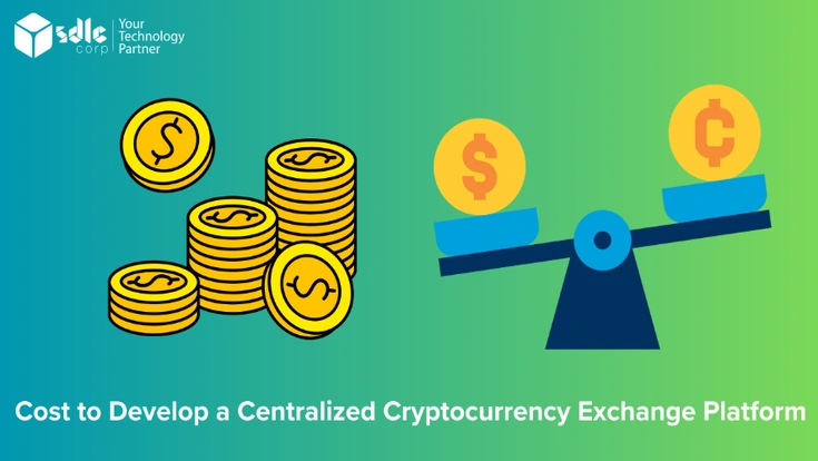Cryptocurrency exchange cost showing development budget, platform features, and security planning