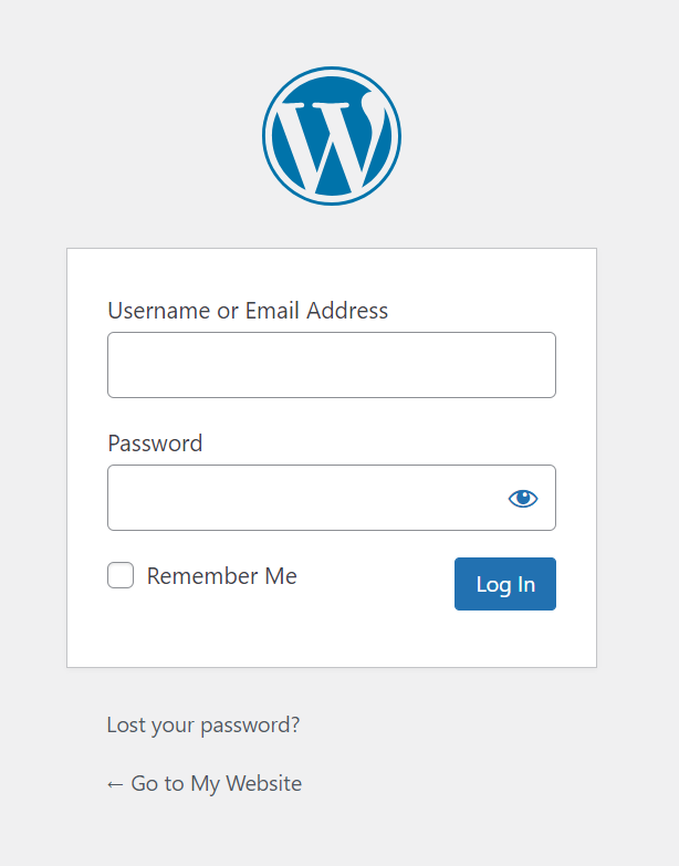 wordpress-admin-login-form