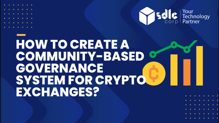 Community governance in crypto exchanges showing DAO voting, governance tokens, proposals, and user decision making