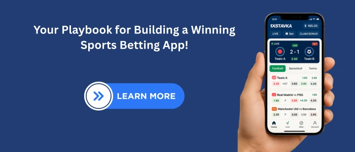 Contact form for SDLC Corp with fields for name, email, message, and a call-to-action button inviting users to get in touch for betting app development services.
