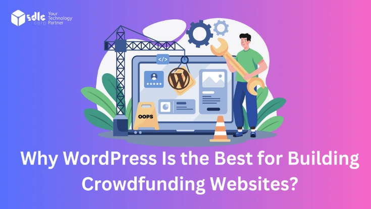 WordPress crowdfunding website with campaign pages, donations, and fundraising features