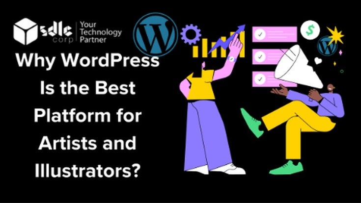 WordPress website platform for artists and illustrators to showcase portfolios and sell artwork online