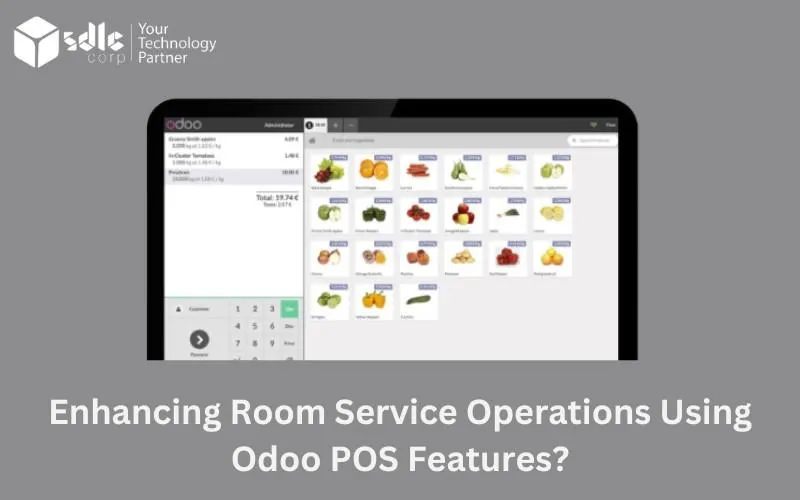 room services operation using odoo POS features illustration