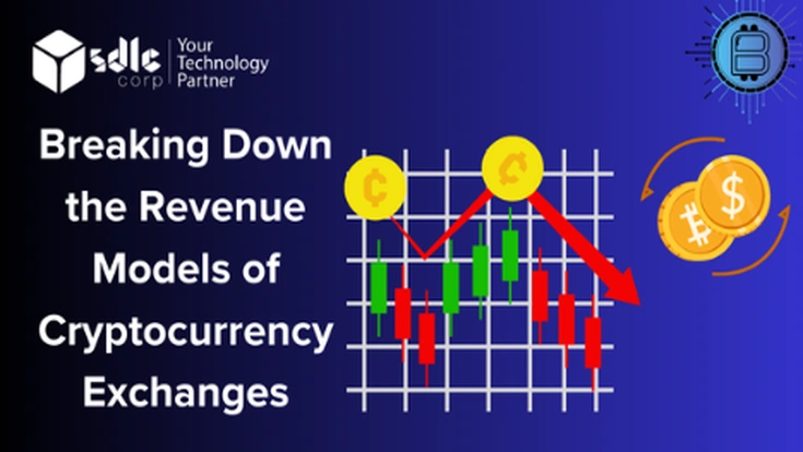 Cryptocurrency exchange revenue models including trading fees and staking