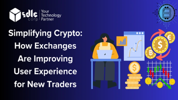 Crypto exchange dashboard designed for a simple user experience