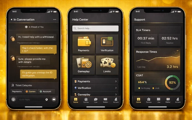 Casino mobile app performance metrics and cross-platform compatibility dashboard