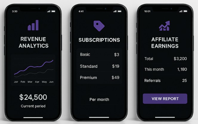 Illustration showcasing monetization strategies for gaming platforms including in-game purchases, crypto rewards, ads integration, and subscription models