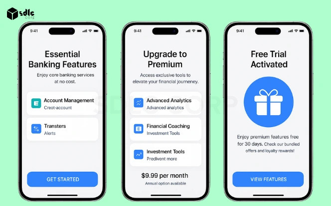 iPhone 16 Pro screen displaying a curated list of financial product offers from affiliate partners like credit cards and loans based on user behavior