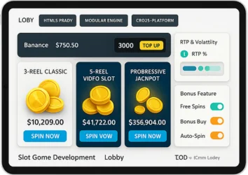 Video reel slot game software screen for U.S. online casinos 