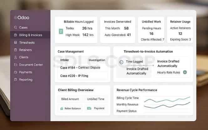 Streamlining Billing with Odoo for Legal Services