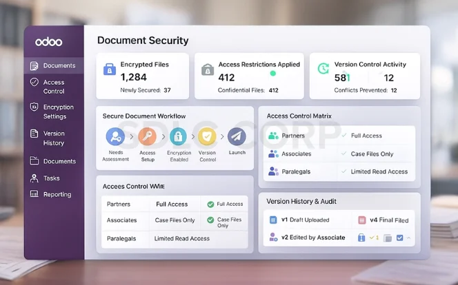 Document Security in Odoo for Legal Services