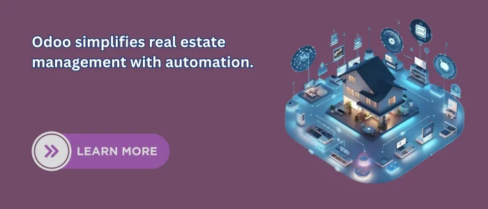 Odoo simplifies real estate management with automation.