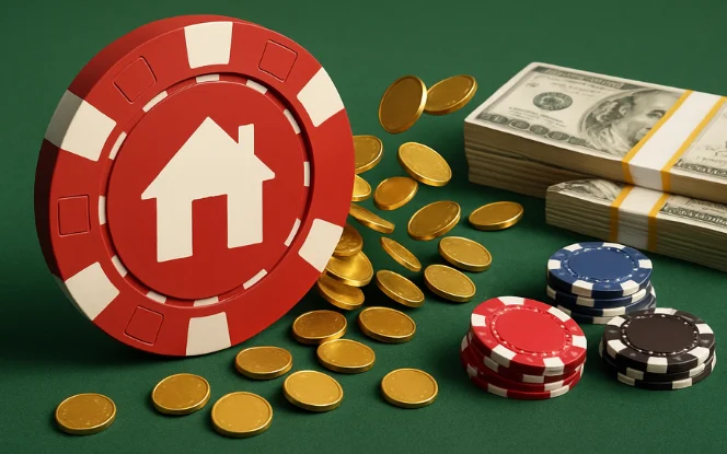 Side-by-side image of American and European roulette wheels showing pocket differences on a green casino table.