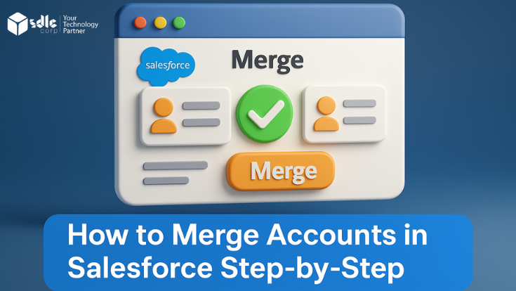 step to merge account in Salesforce