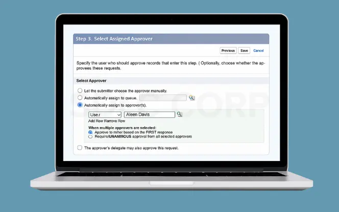 Salesforce approval process steps