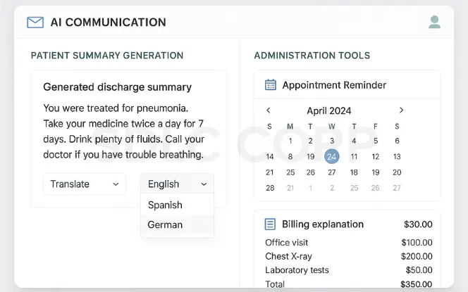 Patient Communication and Administration.