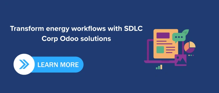 SDLC Corp contact form for energy and utilities Odoo ERP consultation and support requests