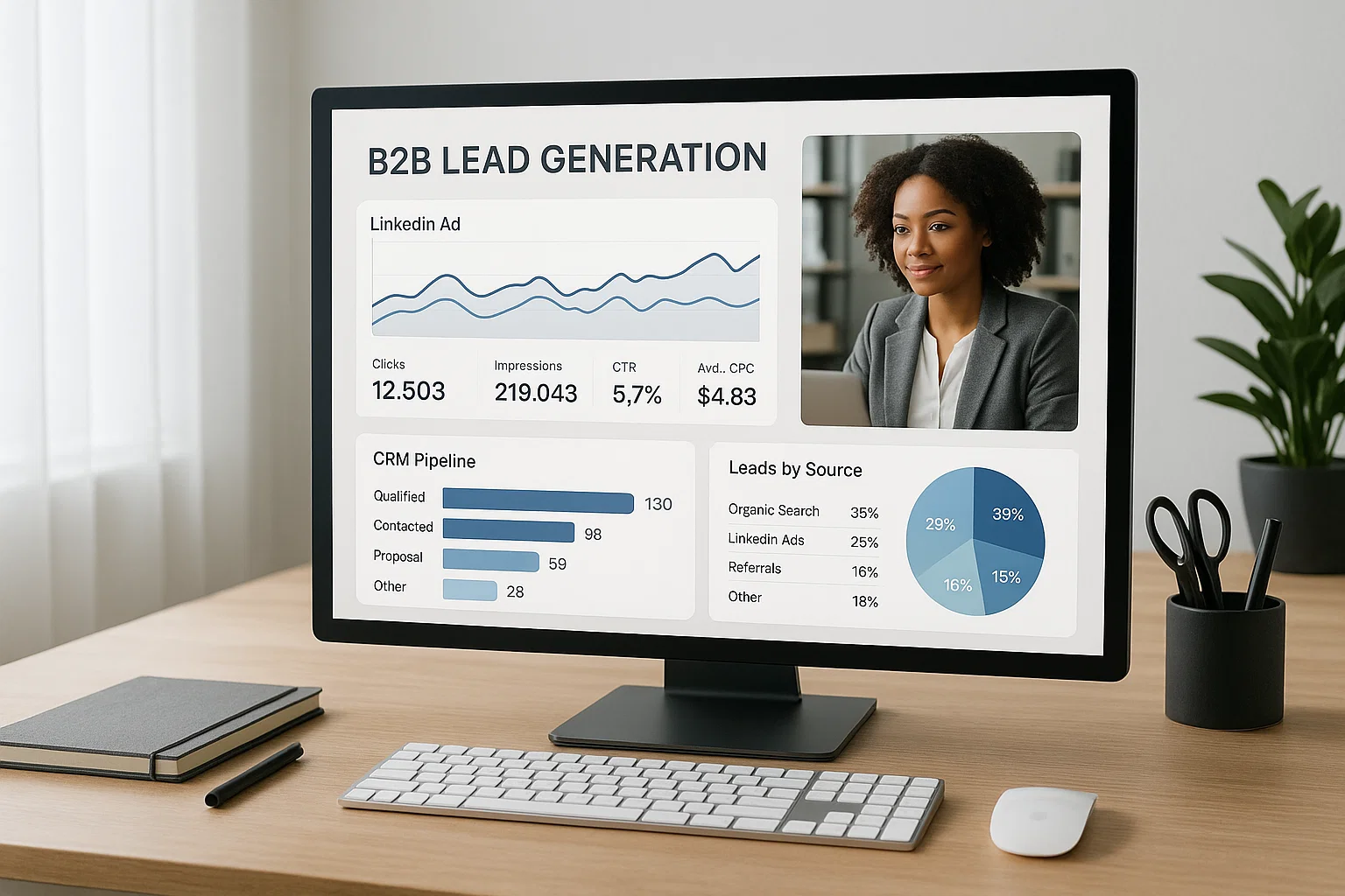Cloud computing and analytics dashboard icon in blue and green.