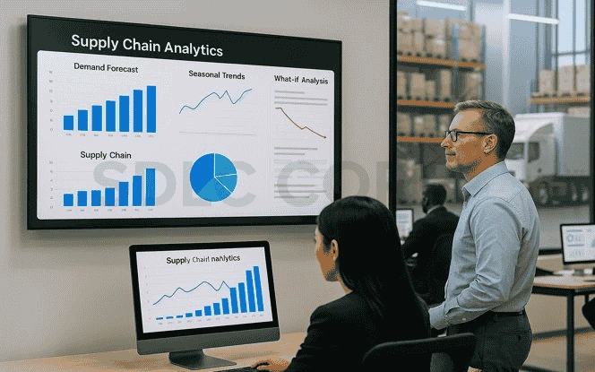 Generative AI for Retail providing supply chain managers with demand forecasts, seasonal trends, and what-if analysis for better decision-making.