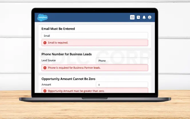Salesforce validation rules