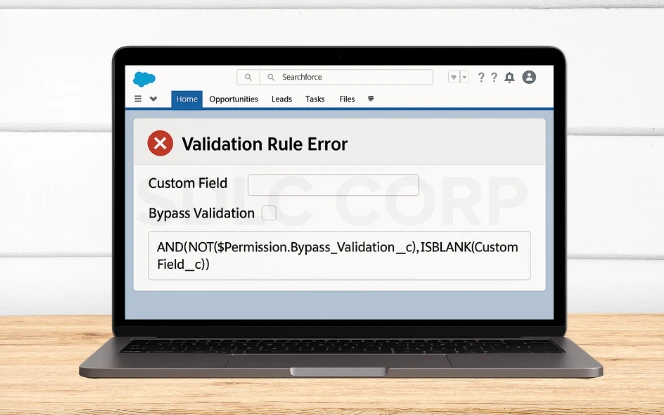 Salesforce validation for Combine with Custom Permissions