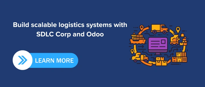 Contact SDLC Corp to discuss Odoo ERP solutions for transportation and shipping businesses