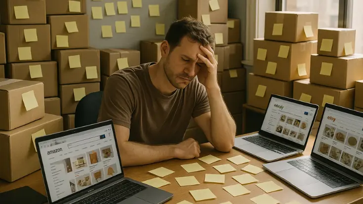 Business professionals in a modern office reviewing a Generative AI for Real Estate market analysis on a screen, showing a city map with property icons, market trends, and AI-generated recommendations.