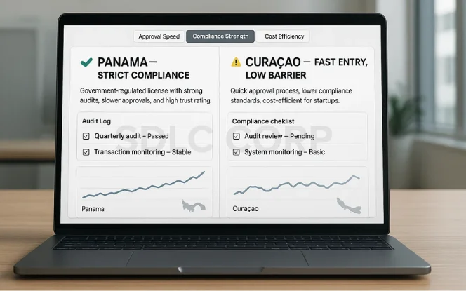 Panama vs Curacao Gambling License: Direct Comparison ​