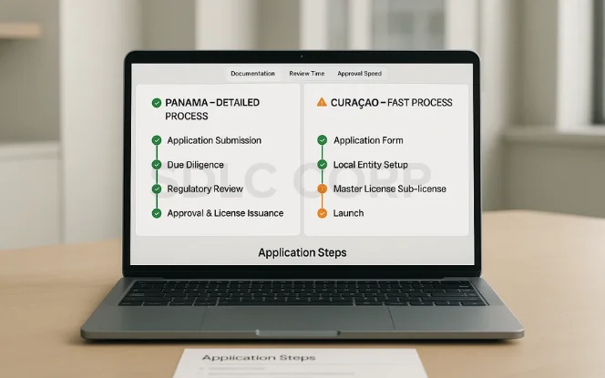 License Application Process Comparison ​