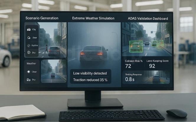 Generative AI in automotive safety, collision risk, and lane-keeping