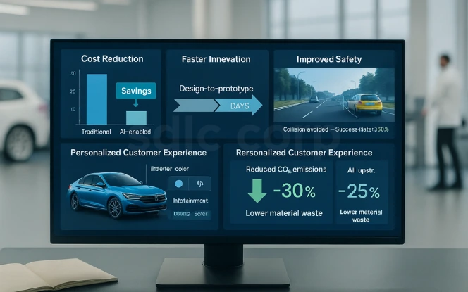 Generative AI in automotive industry for cost reduction, safety, and personalized customer experience