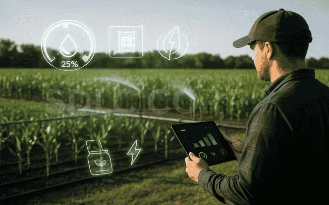 Generative AI in Agritech saving resources by optimizing water, fertilizer, and energy through AI-powered smart irrigation.