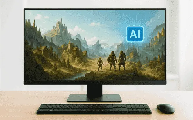 Generative AI for gaming powering dynamic quests, adaptive environments, and intelligent character design.