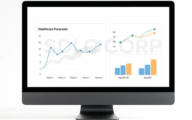 Desk setup featuring Predictive Analytics in Healthcare
