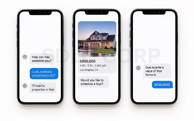 showingreal estate firms. With Real Estate Chatbots with AI, startups can provide 24/7 assistance to buyers and sellers.