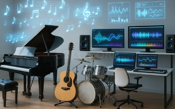 How Generative AI Transforms Music Creation​