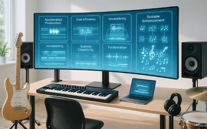 Benefits of Generative AI for Music Professionals​