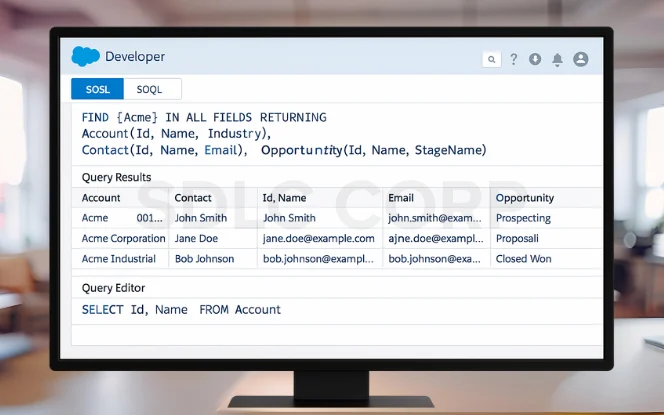 Using SOSL and SOQL for Advanced Search
 