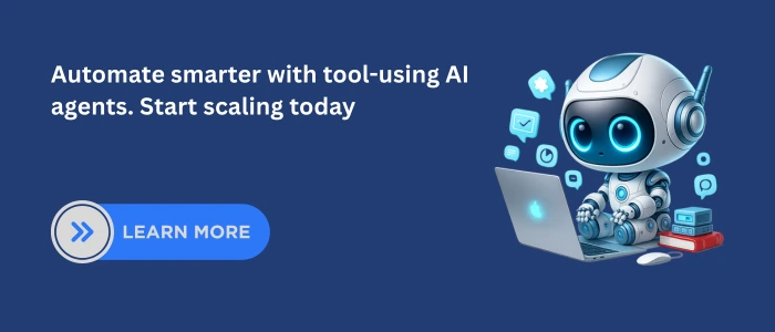 AI agent workflow with tools.