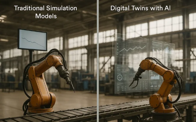 Digital Twins vs. Traditional Simulation Models ​