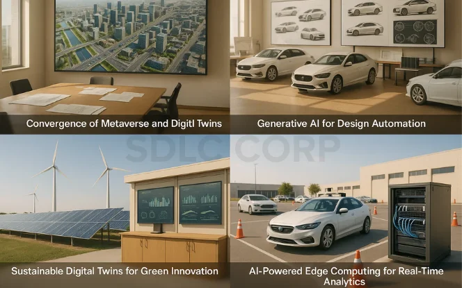 Future Trends of Digital Twins with AI.