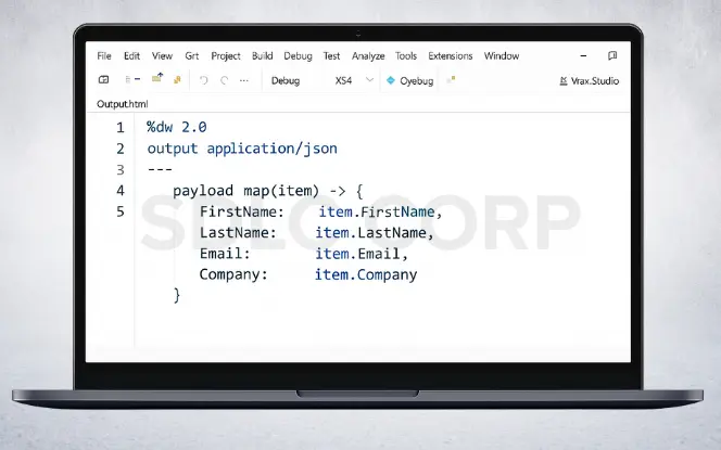 Transform Data with Data Weave